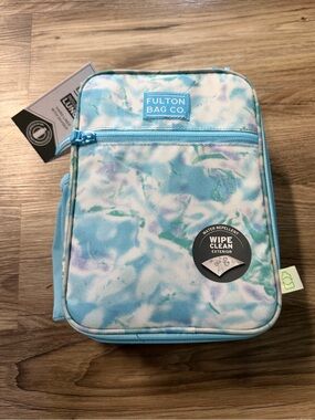 Fulton Bag Co. Blue Watercolor Lunch Bag